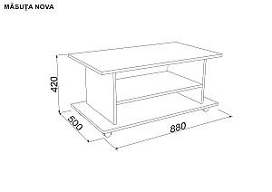 Masuta de cafea, reviste Ambianta Nova Bardolino