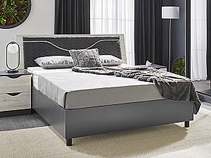 Pat Ambianta Happy 1.6 m Alb Samoa / Gri + Saltea Salt Confort Clasic 160x200