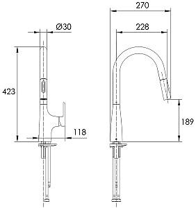 Robinet bucatarie IMPRESE Liben 55905
