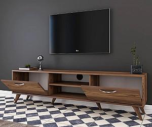 Tumba pentru televizor Mirage Meble A9 Miniature Walnut (Maro)