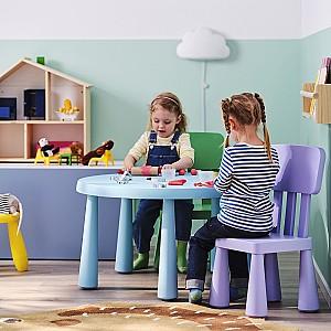 Masă de scris pentru copii IKEA Mammut 85cm Bleu