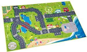 Covoras de joaca copii Hape Railworld