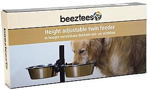 Bol de hrana pentru caini Beeztees Oțel Inoxidabil Negru 653561
