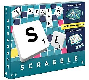 Joc de masa Mattel Joc de societate 2 în 1 Scrabble, Core Refresh (rom.)