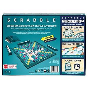 Joc de masa Mattel Joc de societate 2 în 1 Scrabble, Core Refresh (rom.)