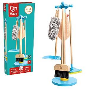 Jucarie interactiva Hape Set de curățenie din lemn