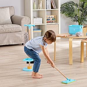 Jucarie interactiva Hape Set de curățenie din lemn