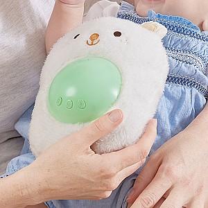 Jucarie de plus Hape Prietenul meu muzical – Huggy Bobo, alb