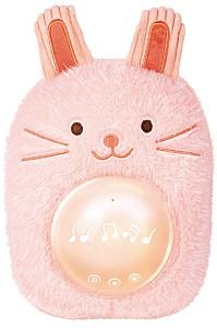 Jucarie de plus Hape Prietenul meu muzical  Huggy Momo, roz