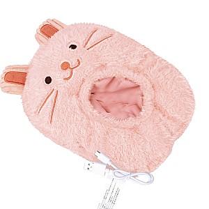 Jucarie de plus Hape Prietenul meu muzical  Huggy Momo, roz