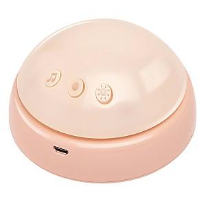 Jucarie de plus Hape Prietenul meu muzical  Huggy Momo, roz