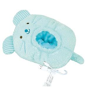 Jucarie de plus Hape Prietenul meu muzical  Huggy Momo, albastru