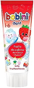 Pasta de dinti Bobini Capsuna 1-6 ani