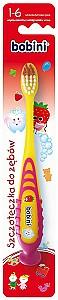 Periuta de dinti Bobini Galben 1-6 ani
