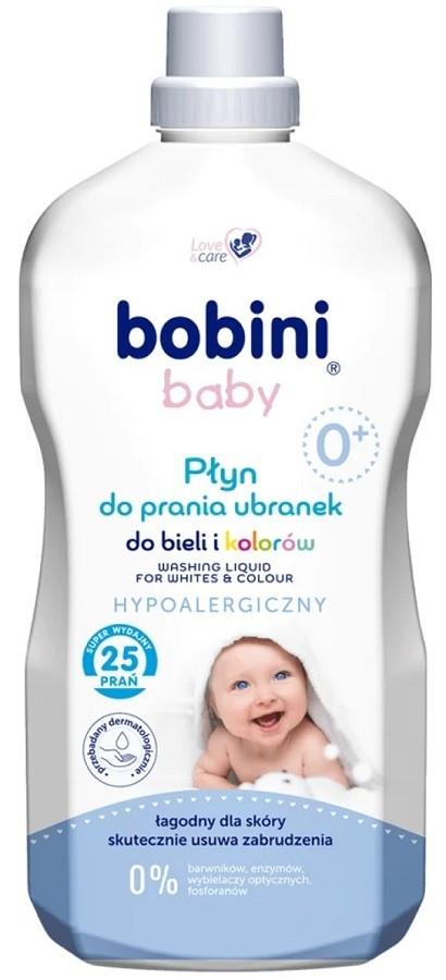 Solutie de spalat pentru hainele copiilor Bobini Baby Hipoalergenic 1.8L