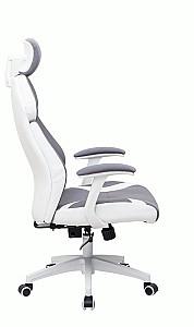 Fotoliu de birou MG-Plus CR 7029H Grey/White