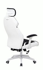 Fotoliu de birou MG-Plus CR 7029H Black/White