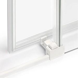 Cabina de dus New Trendy Prime White R Quadrant 120x90x200 Hinged D-0405A/D-0220B (17212)