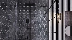 Set de duș FDESIGN Origio Black FD5-ORG-7U-22 (11049)