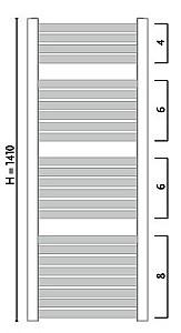 Radiator Gorgiel Nadir DR AD-DR 140/55 Quartz 09 (11) (11212)