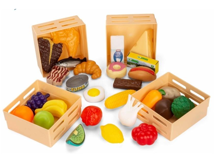 Set de bucatarie pentru papusi VLM 4 Lazi cu alimente XG3-25