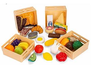 Set de bucatarie pentru papusi VLM 4 Lazi cu alimente XG3-25