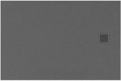 Cadita de dus New Trendy Mori B-0395 90x90x3.5 Grey (13929)