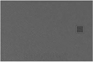 Cadita de dus New Trendy Mori B-0395 90x90x3.5 Grey (13929)