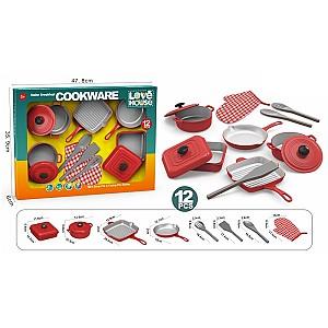 Set de bucatarie pentru papusi VLM 12 elemente XG1-19D