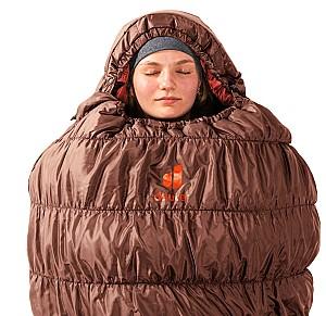 Sac de dormit Deuter Exosphere -6° SL Right Umbra-Redwood (3704624)