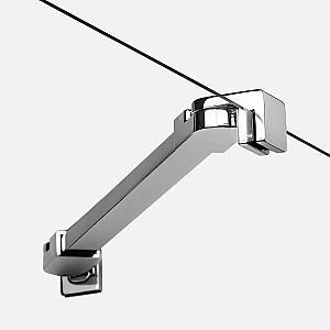 Paravan pentru cada New Trendy New Soleo Bathtub Screen Hinged 80x140 P-0075 (19018)