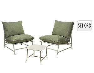 Set mobila de gradina ProGarden Alb 55317