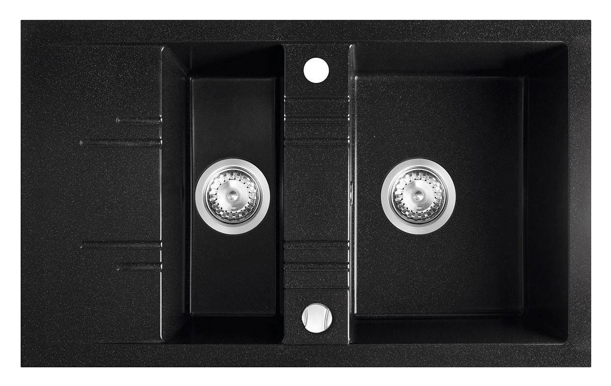 Chiuveta de bucatarie Ferro DRGM3/48/79BA Graphite (09699)