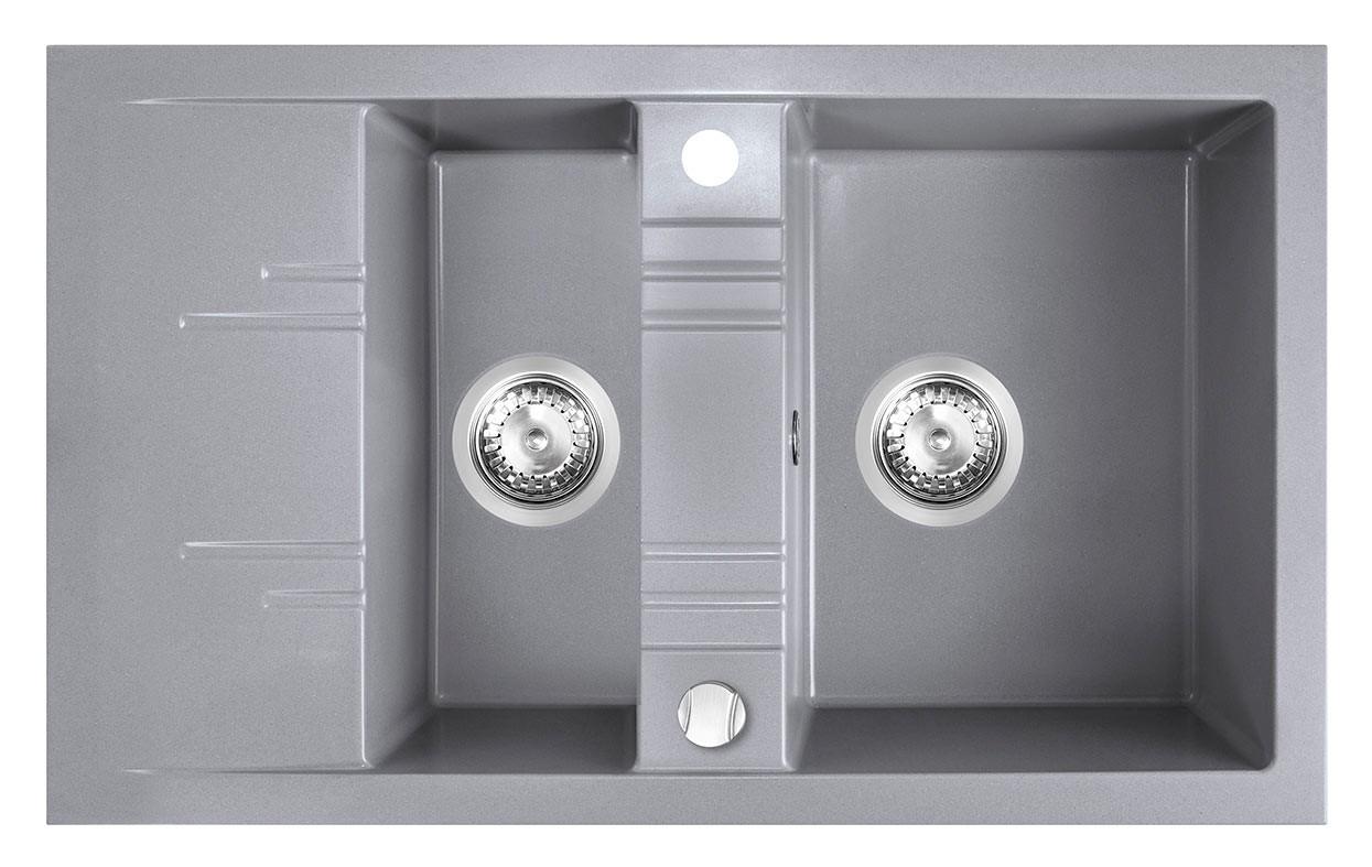 Chiuveta de bucatarie Ferro DRGM3/48/79GA Gray (04179)