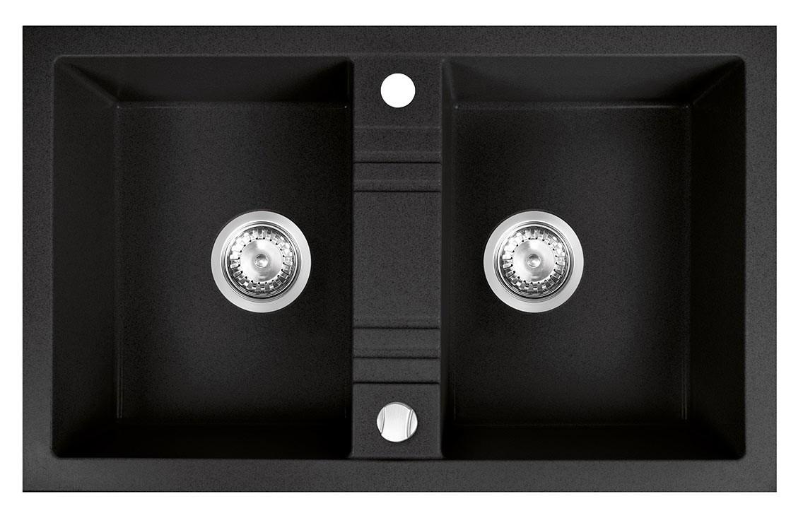 Chiuveta de bucatarie Ferro DRGM2/48/78BA Graphite (03081)