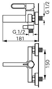 Baterie cada FDESIGN Zaffiro White FD1-ZFR-1-33 (18133)