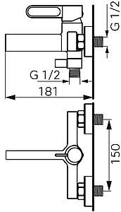 Baterie cada FDESIGN Zaffiro Black FD1-ZFR-1-22 (18134)