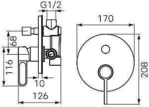 Baterie cada FDESIGN Zaffiro White FD1-ZFR-7P-33 (18132)