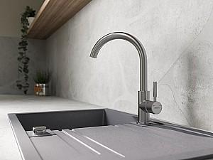 Chiuveta de bucatarie Ferro DRGM48/78GA Gray (05382)