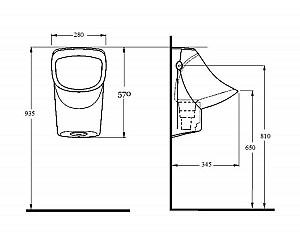 Pisoar Ege Vitrifiye Olympos (38108) (03240)