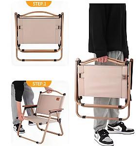 Scaun pliabil 4Life Whotman Black M