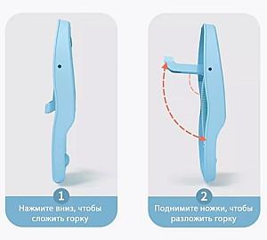 Cada pentru bebelusi 4Play Aquatic Grey