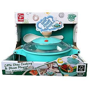 Set de bucatarie pentru papusi Hape cu Vapori Little Chef