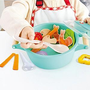 Set de bucatarie pentru papusi Hape cu Vapori Little Chef