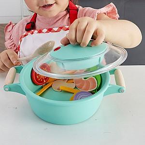 Set de bucatarie pentru papusi Hape cu Vapori Little Chef