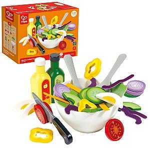 Set de bucatarie pentru papusi Hape Salata sanatoasa
