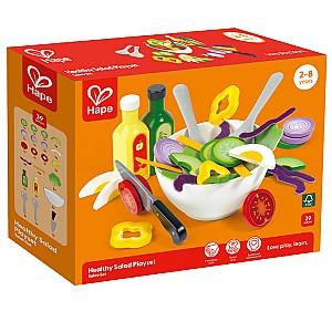 Set de bucatarie pentru papusi Hape Salata sanatoasa