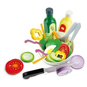 Set de bucatarie pentru papusi Hape Salata sanatoasa