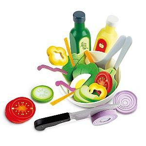 Set de bucatarie pentru papusi Hape Salata sanatoasa