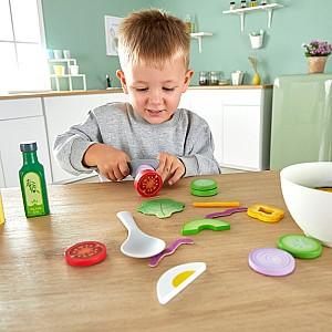 Set de bucatarie pentru papusi Hape Salata sanatoasa